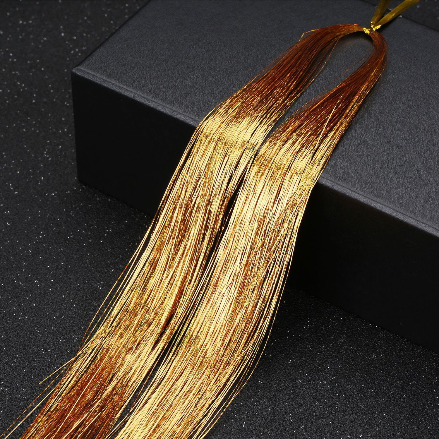 SYNTHETIC HAIR TINSEL SPARKLE HOLOGRAPHIC HAIR HIGHLIGHT