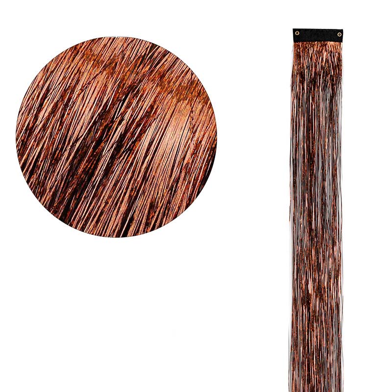 CLIP IN HAIR EXTENSIONS LONG SYNTHETIC COLORED HIGHLIGHTS