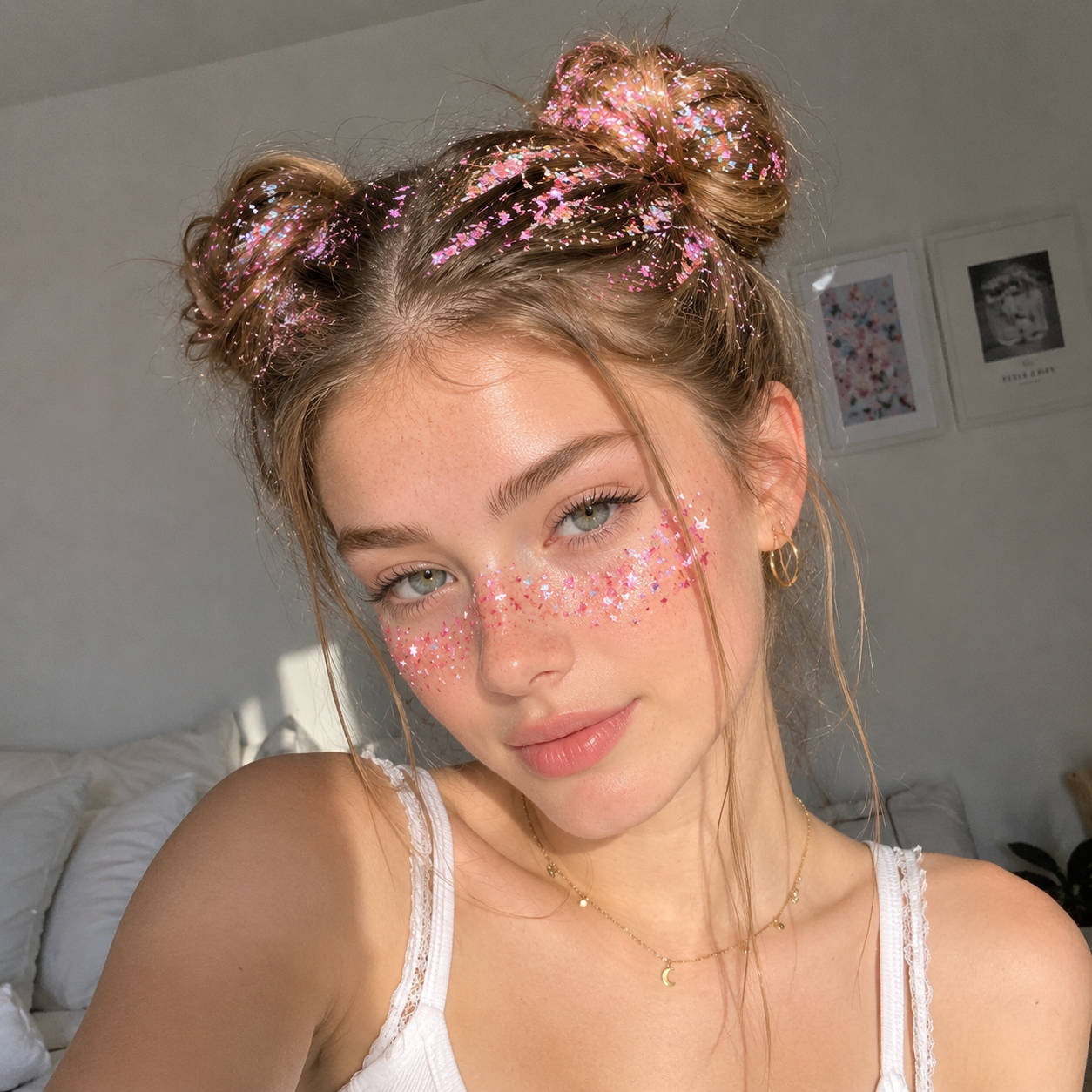 FAIRY BLUSH HAIR, FACE & BODY GLITTER GEL 6 COLORS