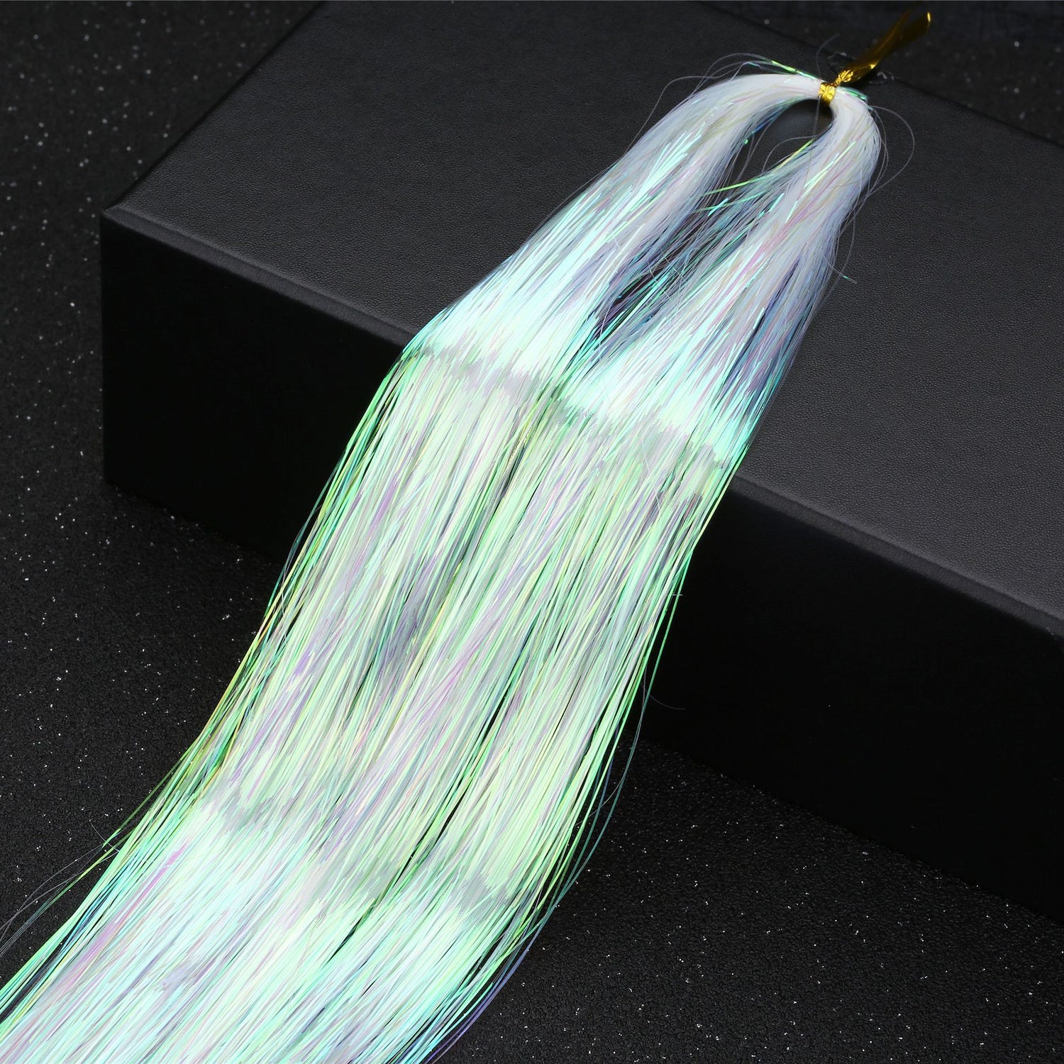 SYNTHETIC HAIR TINSEL SPARKLE HOLOGRAPHIC HAIR HIGHLIGHT