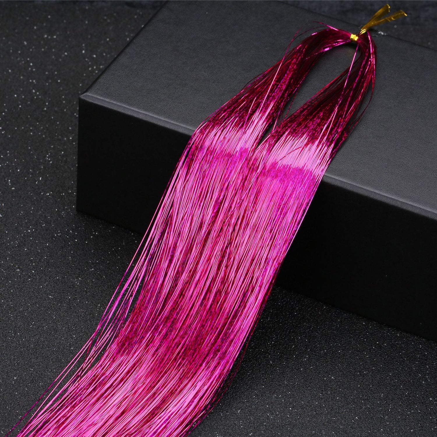 SYNTHETIC HAIR TINSEL SPARKLE HOLOGRAPHIC HAIR HIGHLIGHT