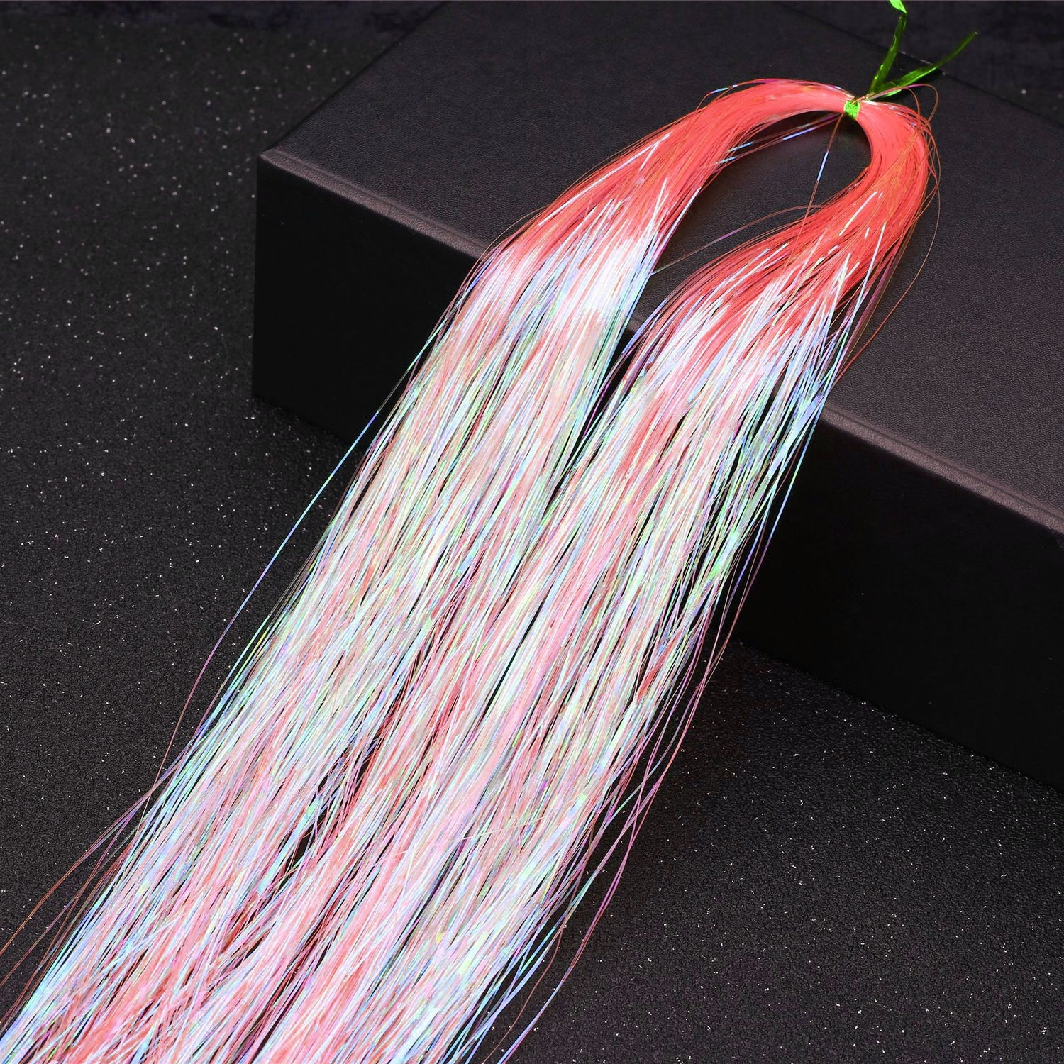 SYNTHETIC HAIR TINSEL SPARKLE HOLOGRAPHIC HAIR HIGHLIGHT