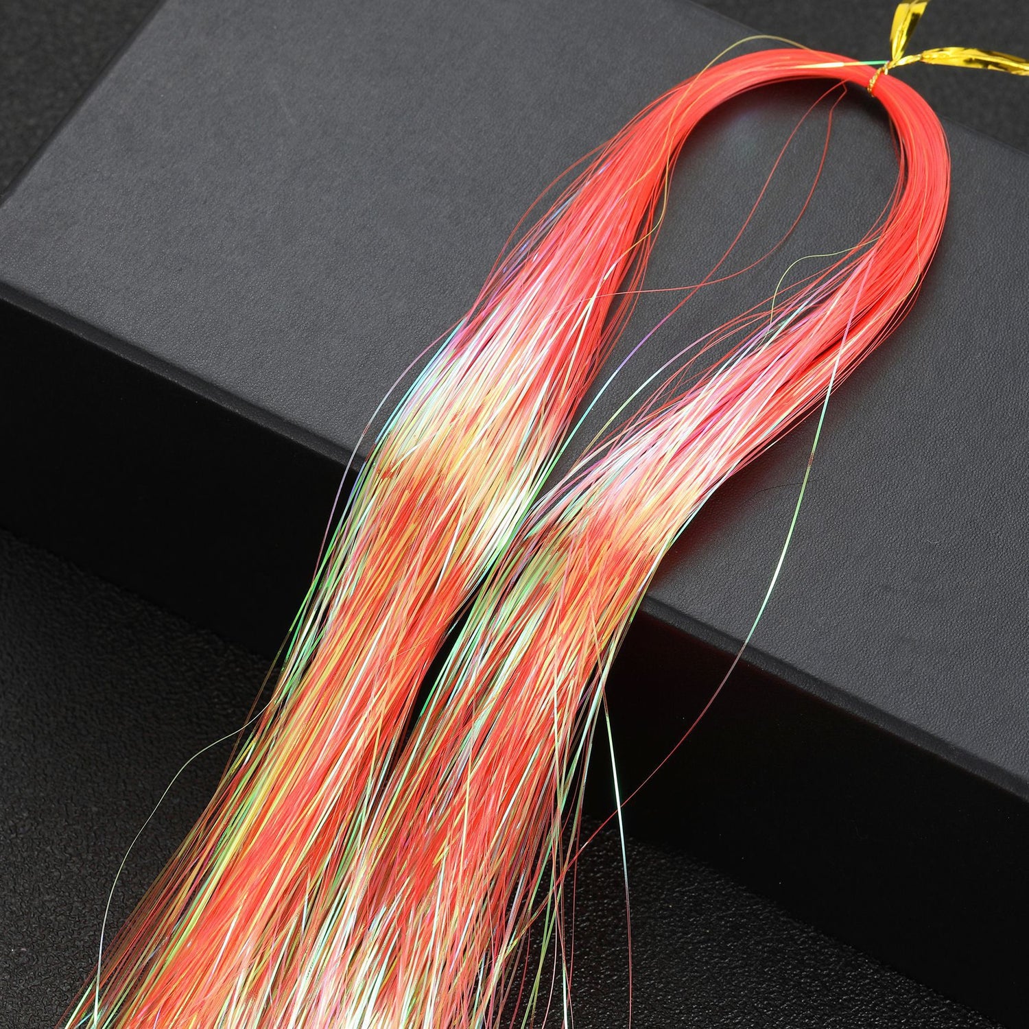 SYNTHETIC HAIR TINSEL SPARKLE HOLOGRAPHIC HAIR HIGHLIGHT