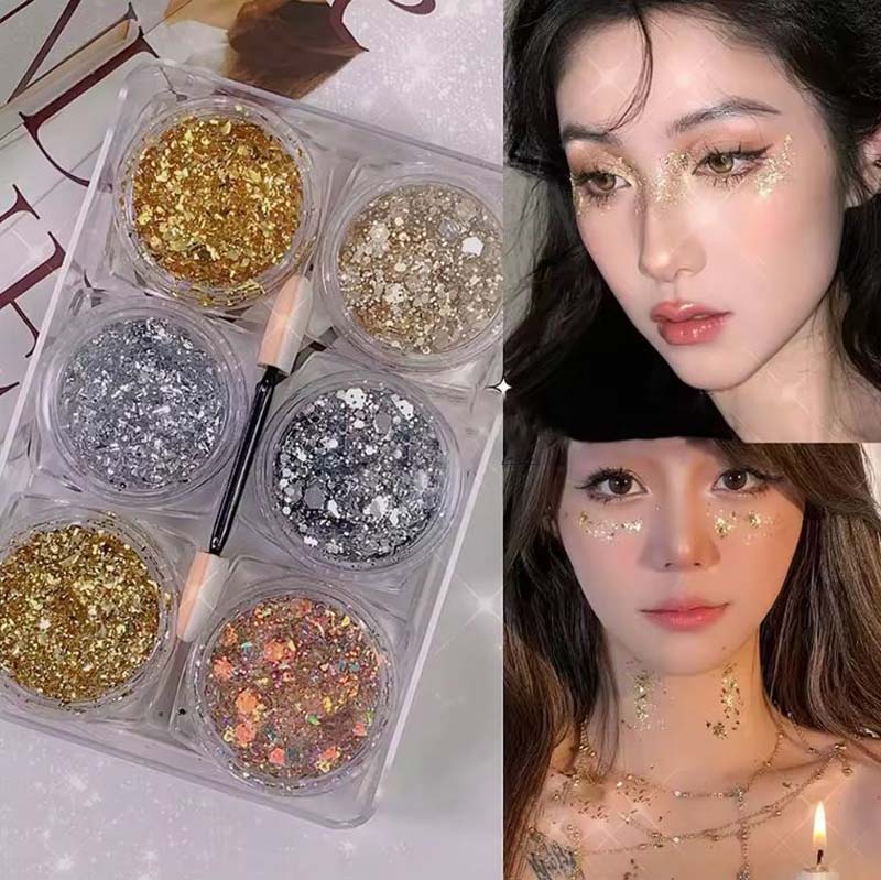 BIODEGRADABLE FACE & BODY HAIR GLITTER