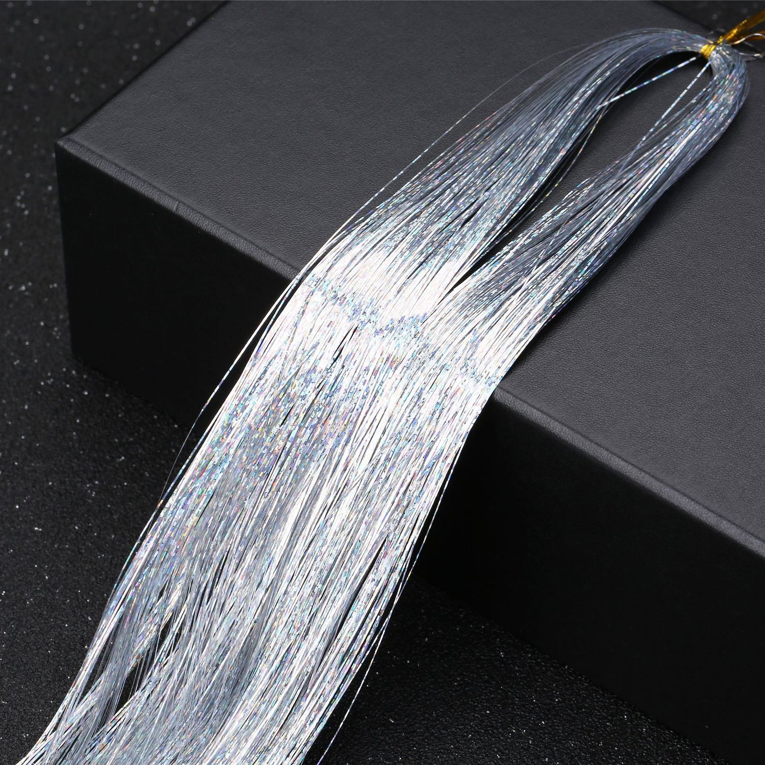 SYNTHETIC HAIR TINSEL SPARKLE HOLOGRAPHIC HAIR HIGHLIGHT