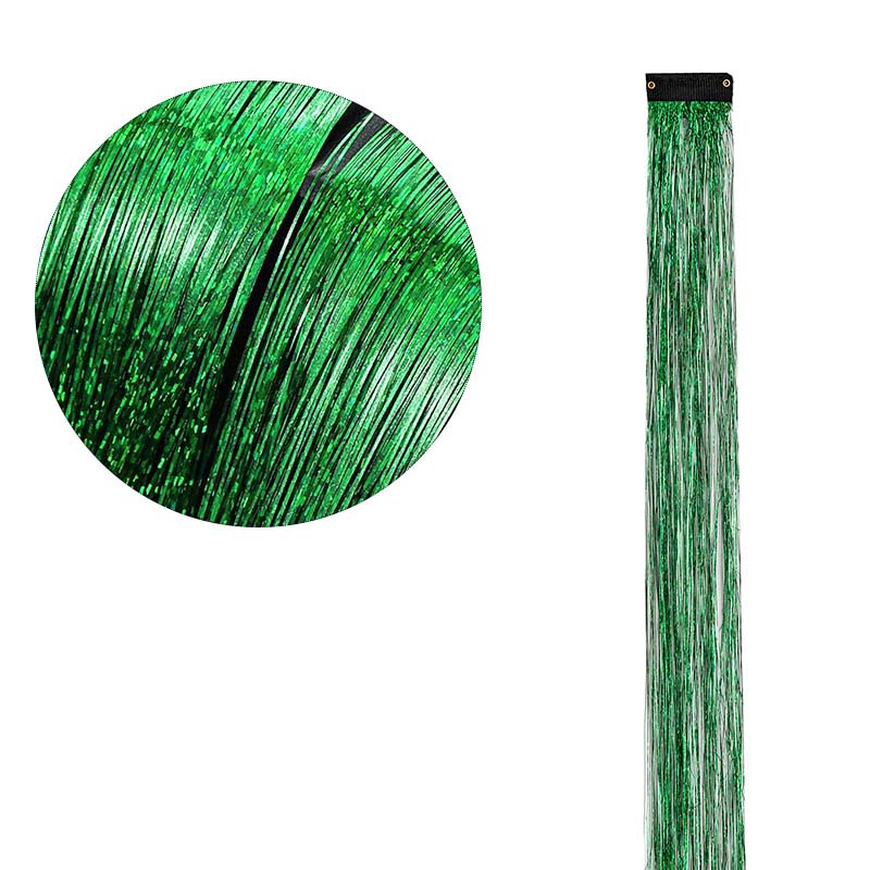 CLIP IN HAIR EXTENSIONS LONG SYNTHETIC COLORED HIGHLIGHTS