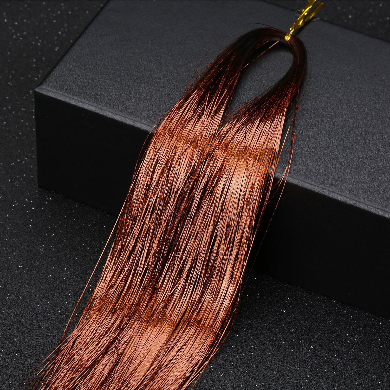 SYNTHETIC HAIR TINSEL SPARKLE HOLOGRAPHIC HAIR HIGHLIGHT