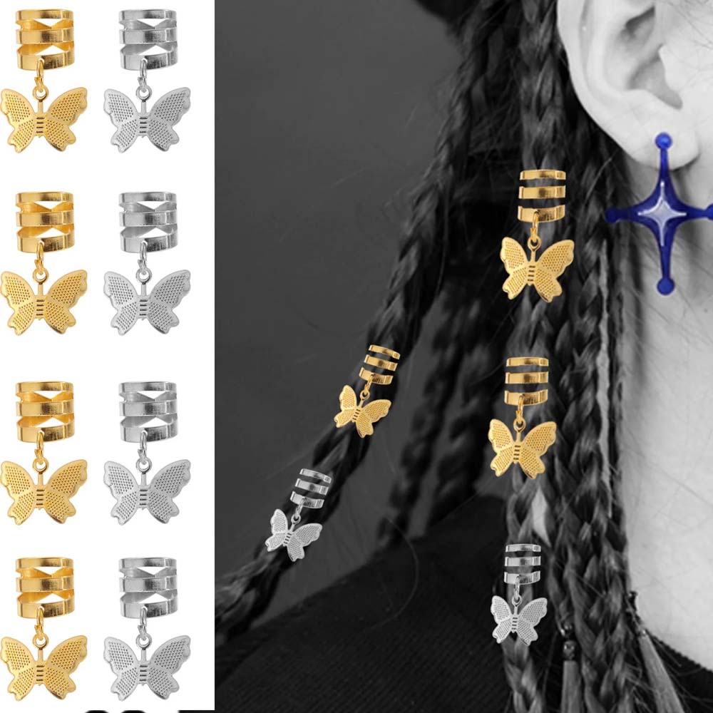 10PCS BUTTERFLY BOHO BRAID CUFFS