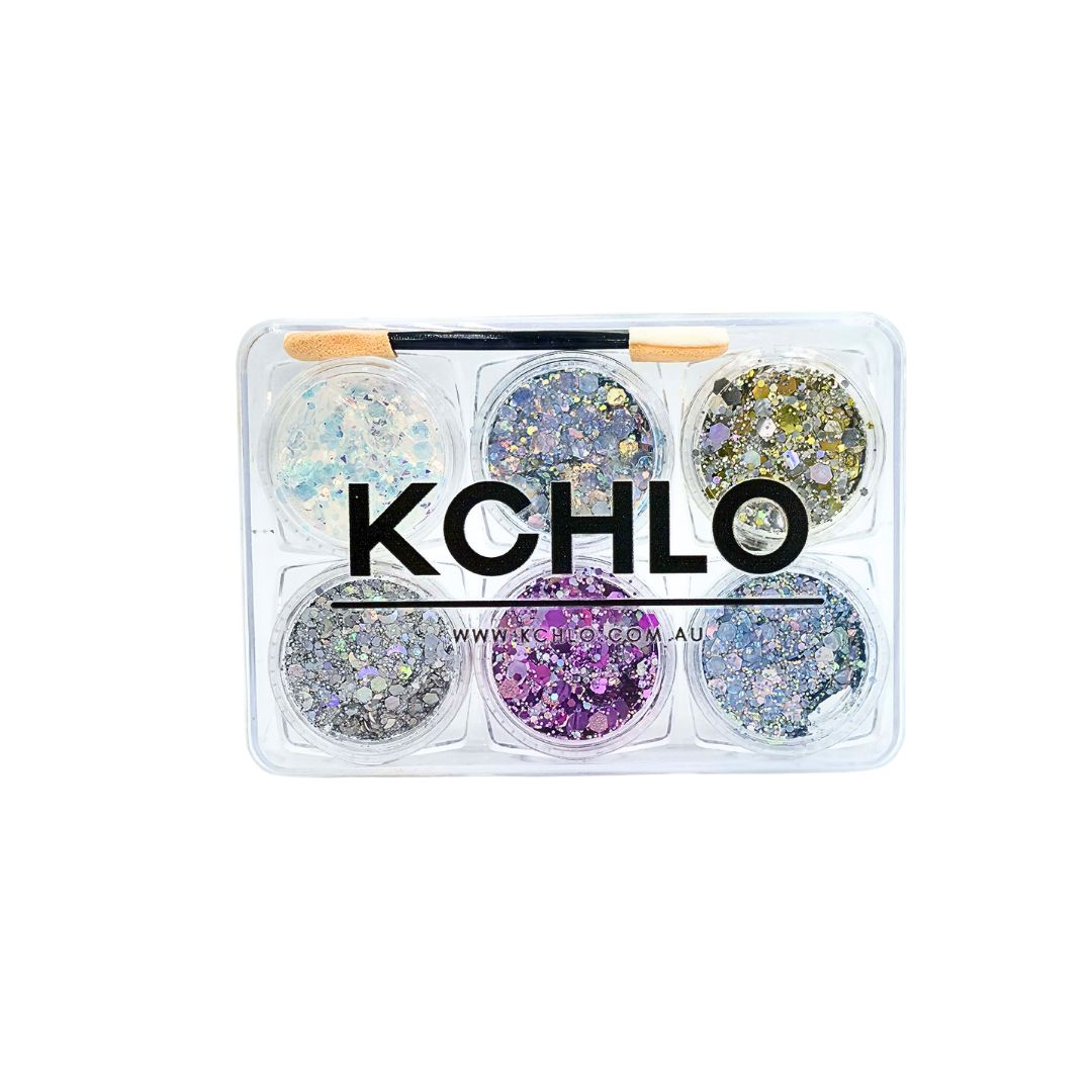 GOLDEN HORIZON HAIR, FACE & BODY GLITTER GEL 6 COLORS