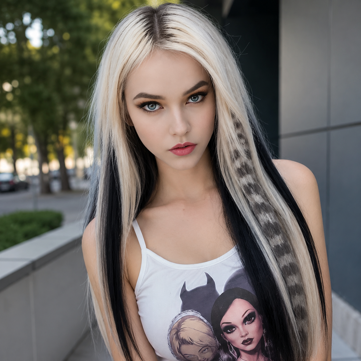 BEIGE CLIP IN FEATHER HAIR EXTENSIONS COLORFUL SYNTHETIC HIGHLIGHTS