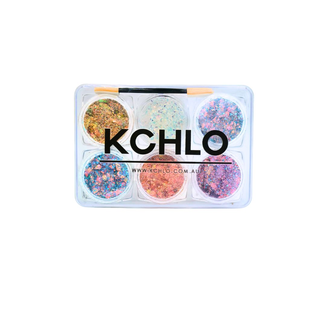 CELESTIAL SPARKLE HAIR, FACE & BODY GLITTER GEL 6 COLORS