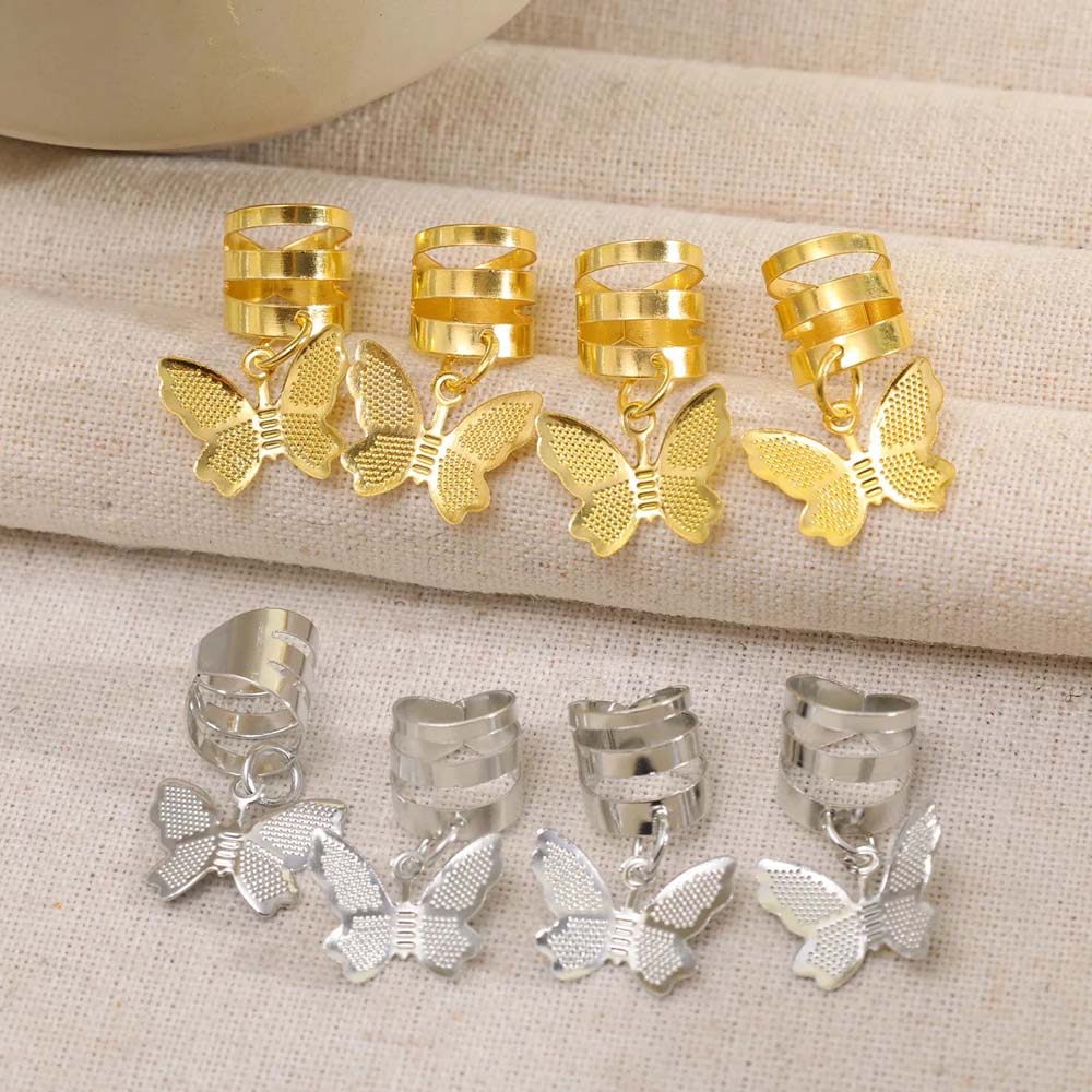 10PCS BUTTERFLY BOHO BRAID CUFFS