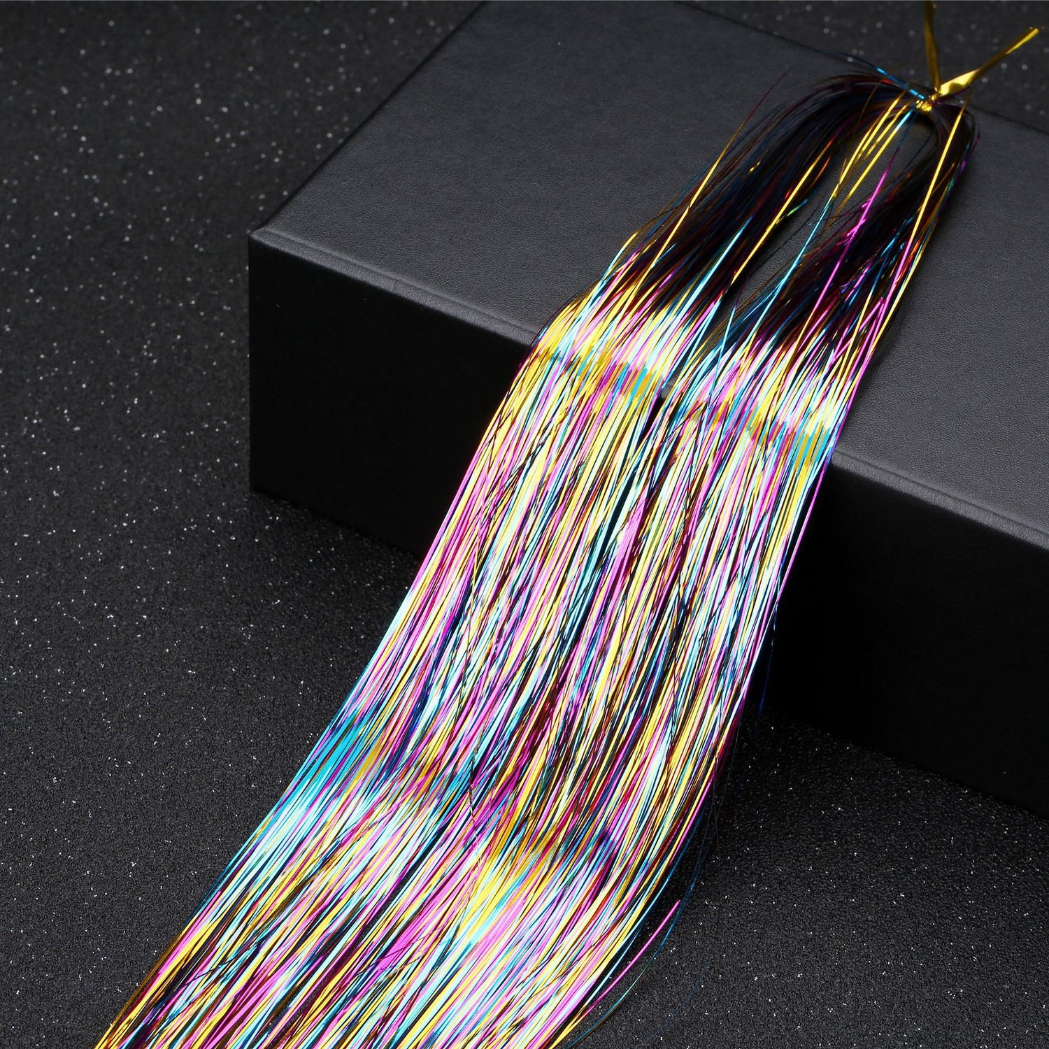 SYNTHETIC HAIR TINSEL SPARKLE HOLOGRAPHIC HAIR HIGHLIGHT