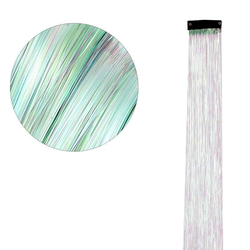 CLIP IN HAIR EXTENSIONS LONG SYNTHETIC COLORED HIGHLIGHTS