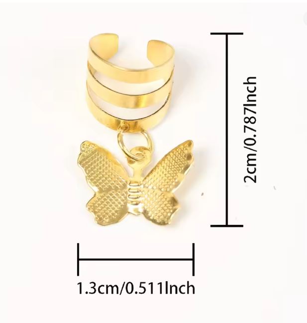 10PCS BUTTERFLY BOHO BRAID CUFFS