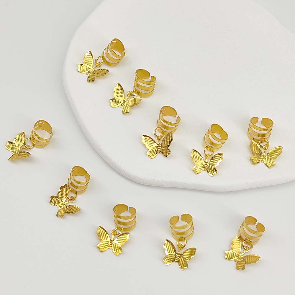 10PCS BUTTERFLY BOHO BRAID CUFFS