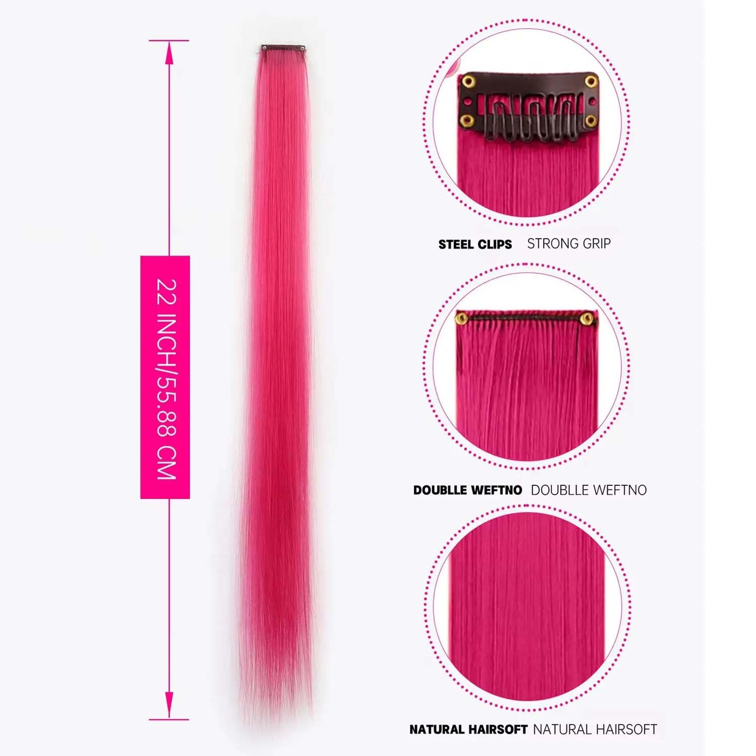 LIGHT PURPLE CLIP IN HAIR EXTENSIONS HAIR HIGHLIGHTS