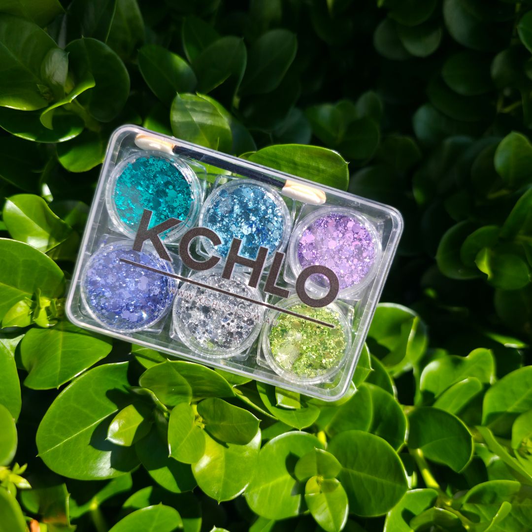 MINT MAMBO HAIR, FACE & BODY GLITTER GEL 6 COLORS