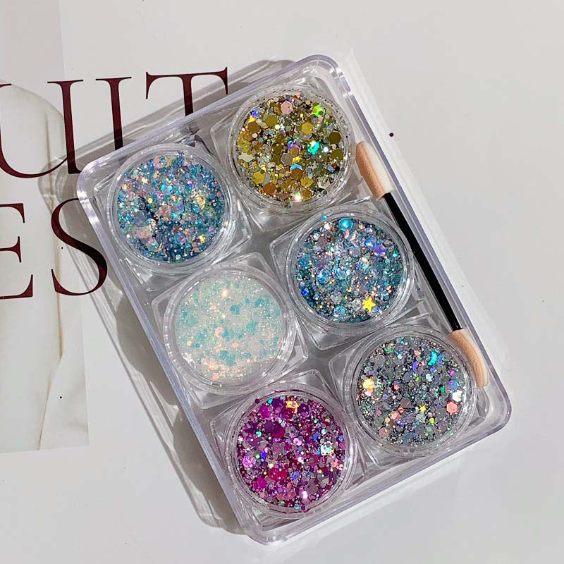 GOLDEN HORIZON HAIR, FACE & BODY GLITTER GEL 6 COLORS