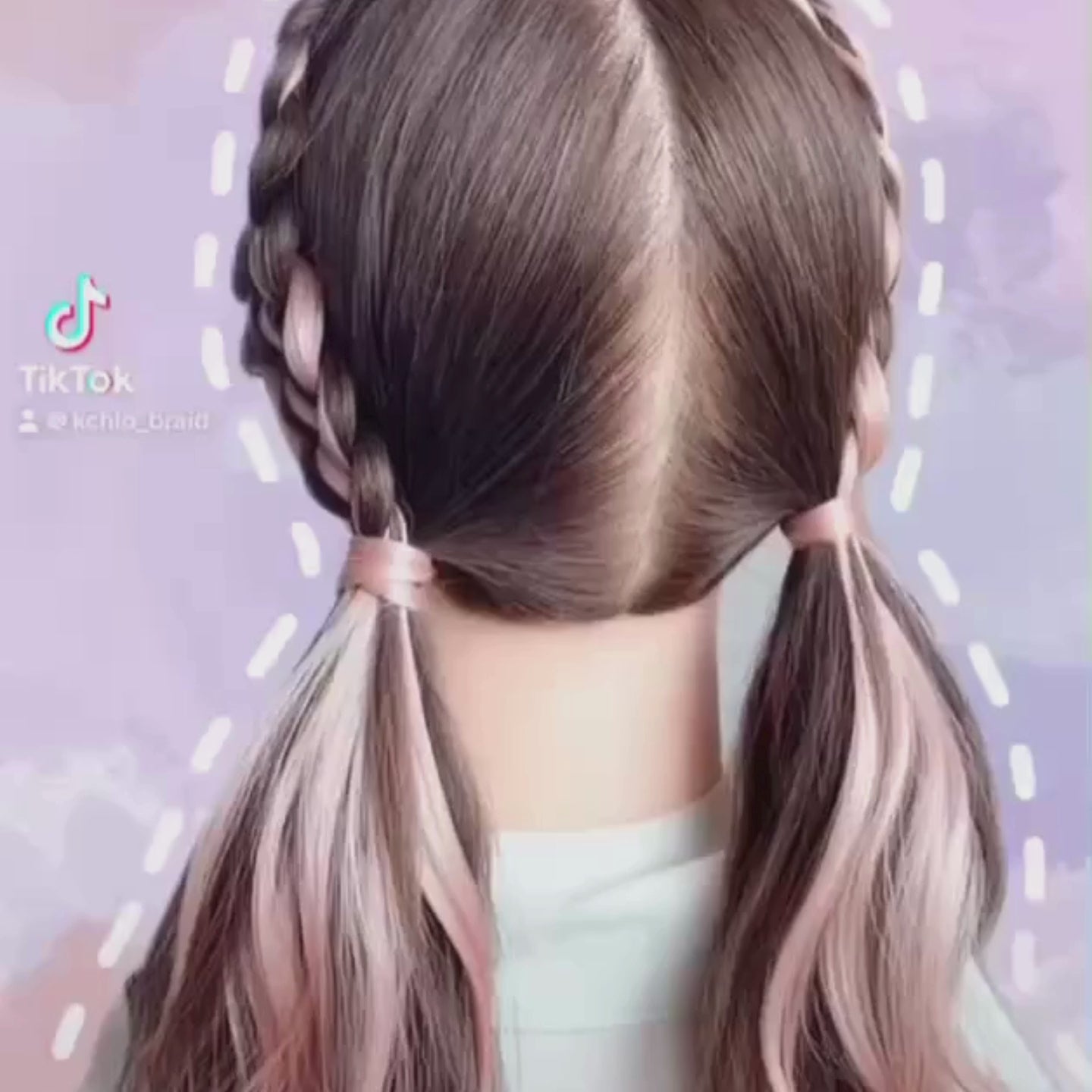 LIGHT PURPLE CLIP IN HAIR EXTENSIONS HAIR HIGHLIGHTS