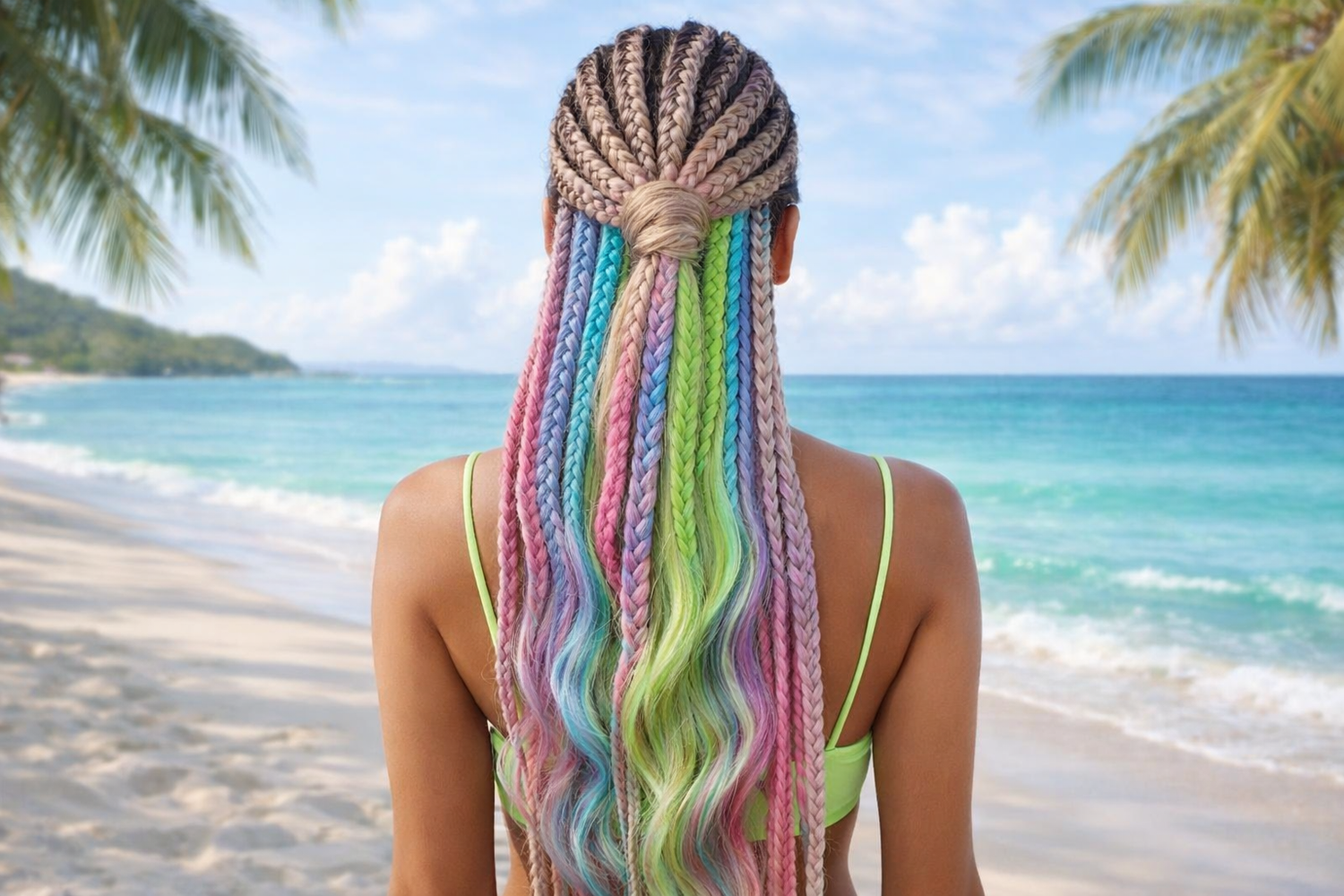 How Braids Protect Natural Hair from Salt Water and Sun Damage