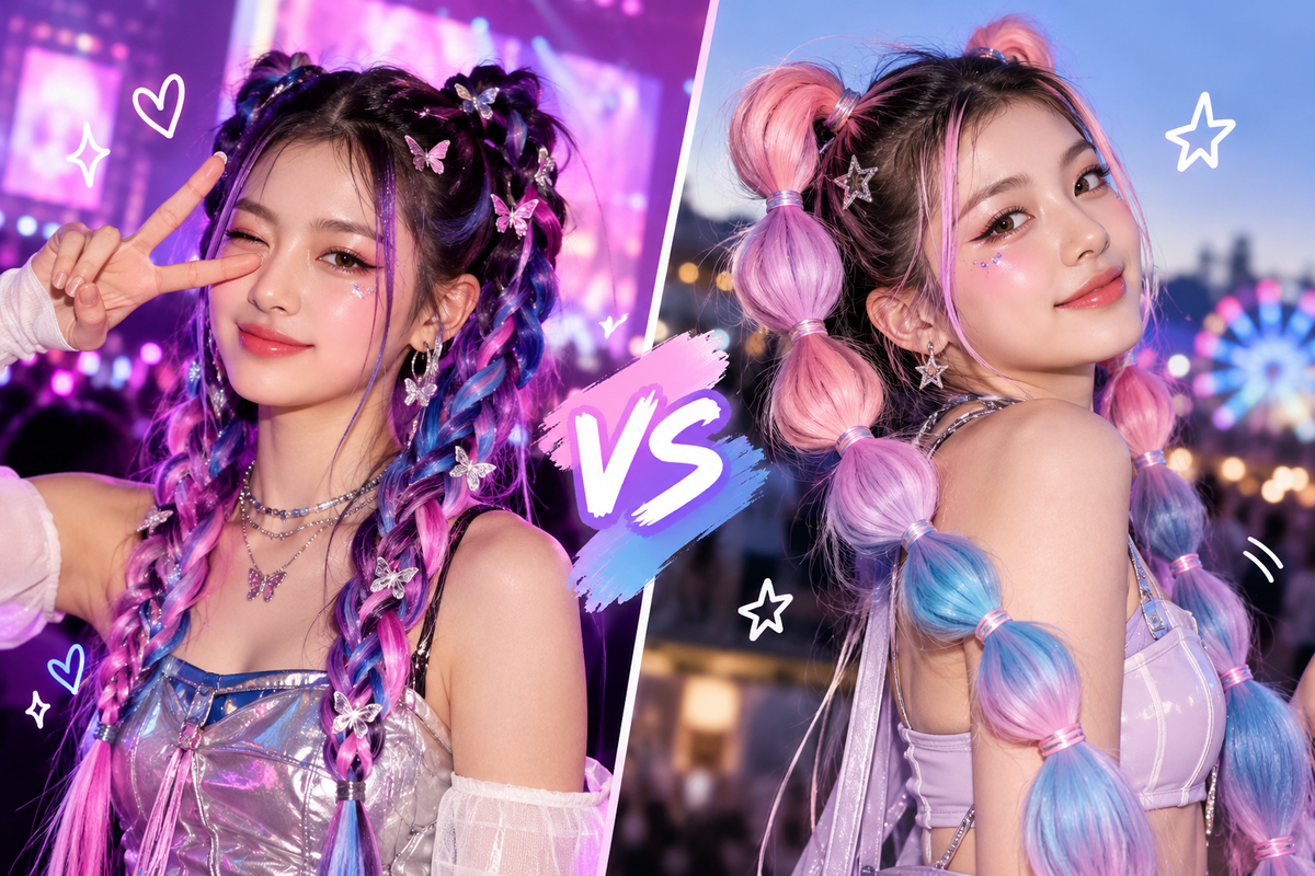 Soda Pop Braids vs Bubble Braids: Which K-Pop Hairstyle Should You Try?