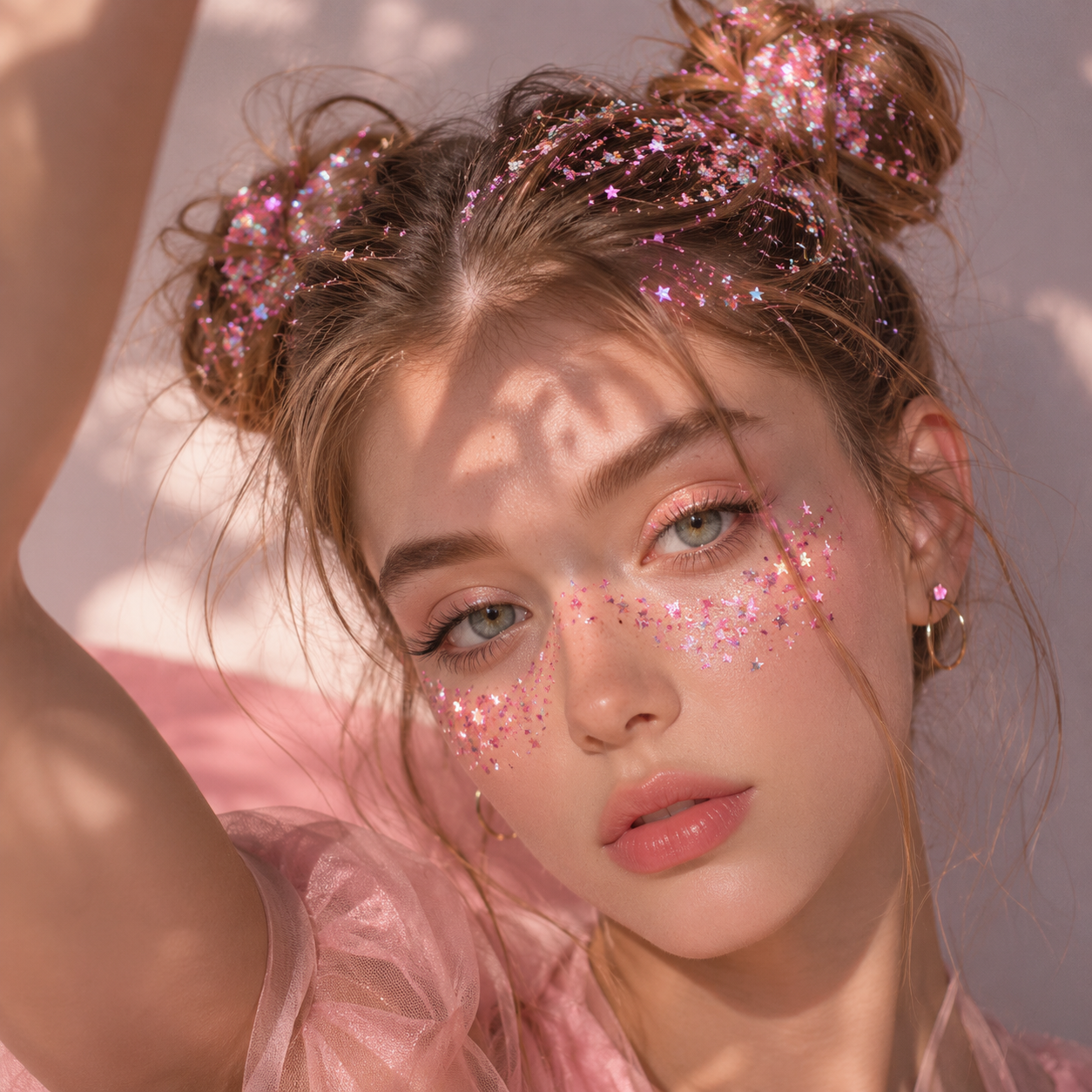 BIODEGRADABLE FACE &amp; BODY HAIR GLITTER