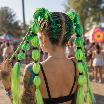 BIODEGRADABLE FACE &amp; BODY HAIR GLITTER