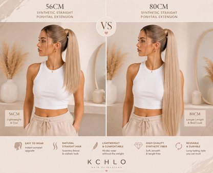 SYNTHETIC STRAIGHT PONYTAIL HAIR EXTENSION