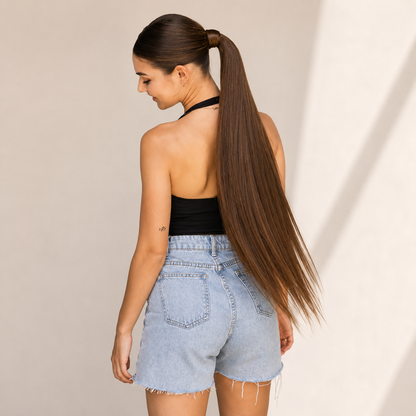 SYNTHETIC STRAIGHT PONYTAIL HAIR EXTENSION
