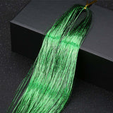 Green Sparkle Holographic Hair Highlight