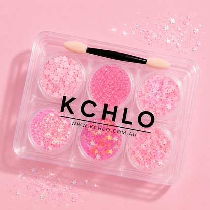 FAIRY BLUSH HAIR, FACE &amp; BODY GLITTER GEL 6 COLORS