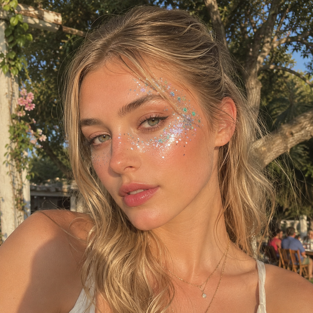 MOON DUST HAIR, FACE &amp; BODY GLITTER GEL 6 COLORS