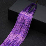 Purple Sparkle Holographic Hair Highlight