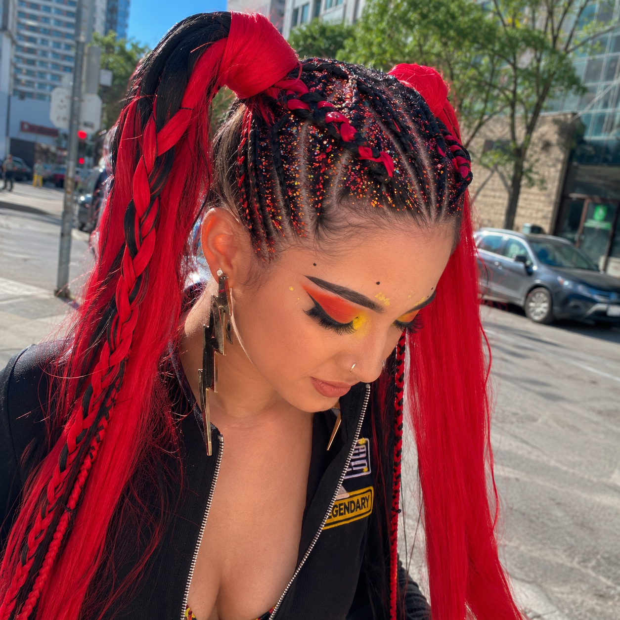 RUBY SPARK HAIR, FACE &amp; BODY GLITTER GEL 6 COLORS