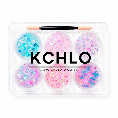 BIODEGRADABLE FACE &amp; BODY HAIR GLITTER