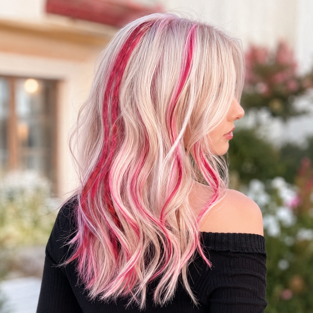 RED CLIP IN FEATHER HAIR EXTENSIONS COLORFUL SYNTHETIC HIGHLIGHTS