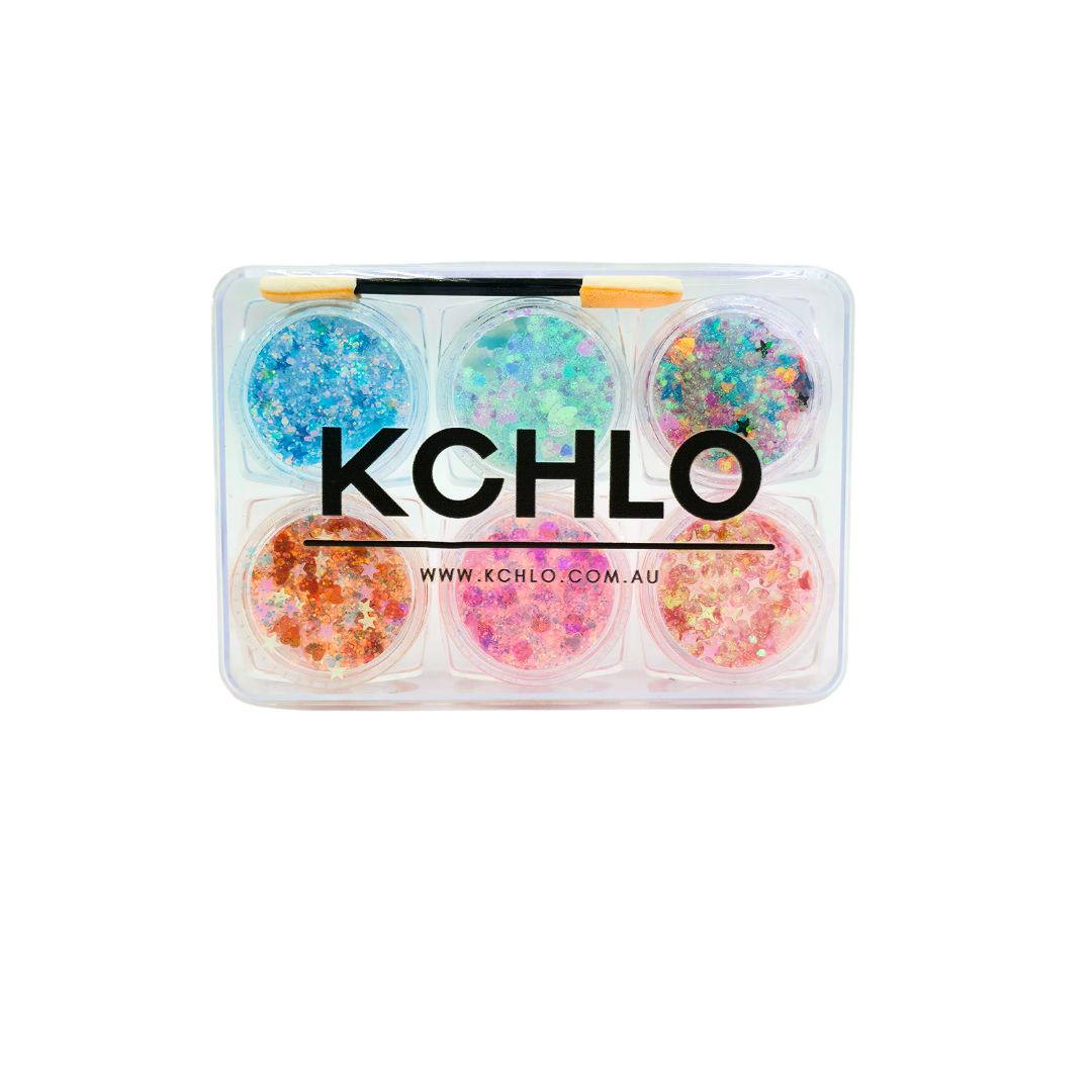 MYSTIC FAIRY HAIR, FACE & BODY GLITTER GEL 6 COLORS