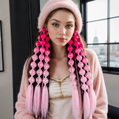 Bubble Braid Hair Extensions 24" | Festival &amp; Rave Hair