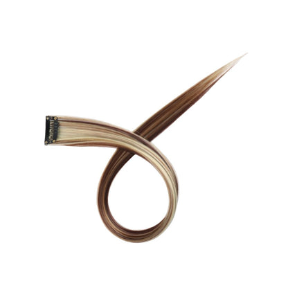 COLOURFUL CLIP-IN HAIR EXTENSIONS RAINBOW STREAKS FOR INSTANT HIGHLIGHTS