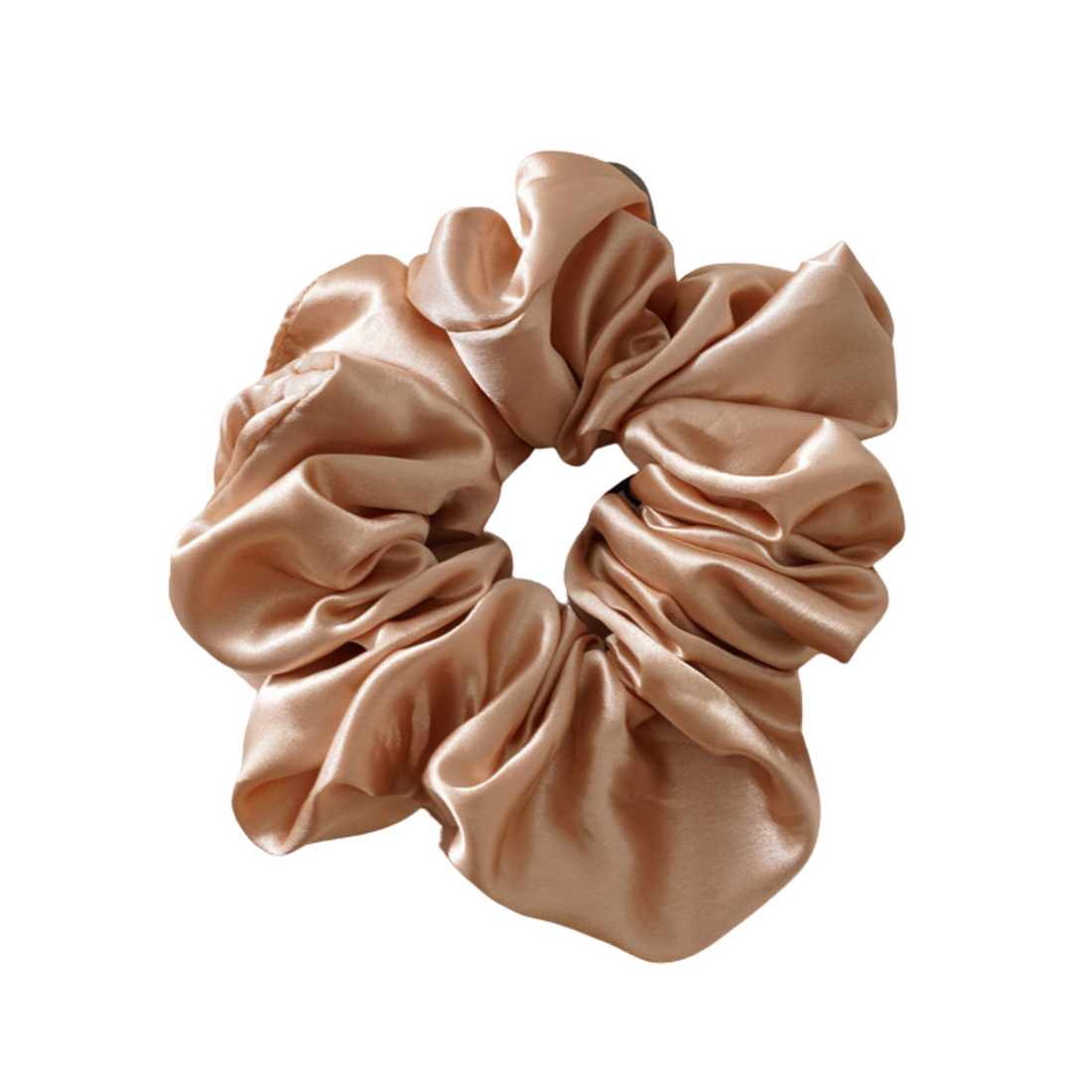 15CM PINK OVERSIZE LARGE SCRUNCHIES SILK SATIN ELASTIC HAIR BANDS ROPE TIE PONYTAIL