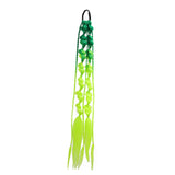 GREEN LIME BUBBLES BRAID HAIR EXTENSIONS HIGHLIGHTS 24"