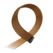 Coffee Clip On Coloured Hair Extension Colorful Highlights