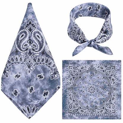 100% COTTON PAISLEY BANDANA HEAD SCARF