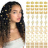 BOHO BRAID CUFFS BRAID RINGS HAIR ACCESSORY