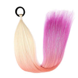 24'' TINSEL PONYTAIL SYNTHETIC HAIR EXTENSIONS BEIGE,PINK,PURPLE