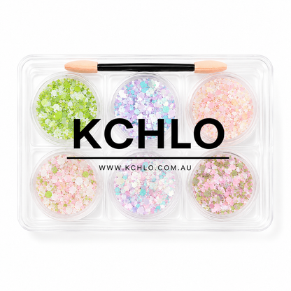 BIODEGRADABLE FACE &amp; BODY HAIR GLITTER