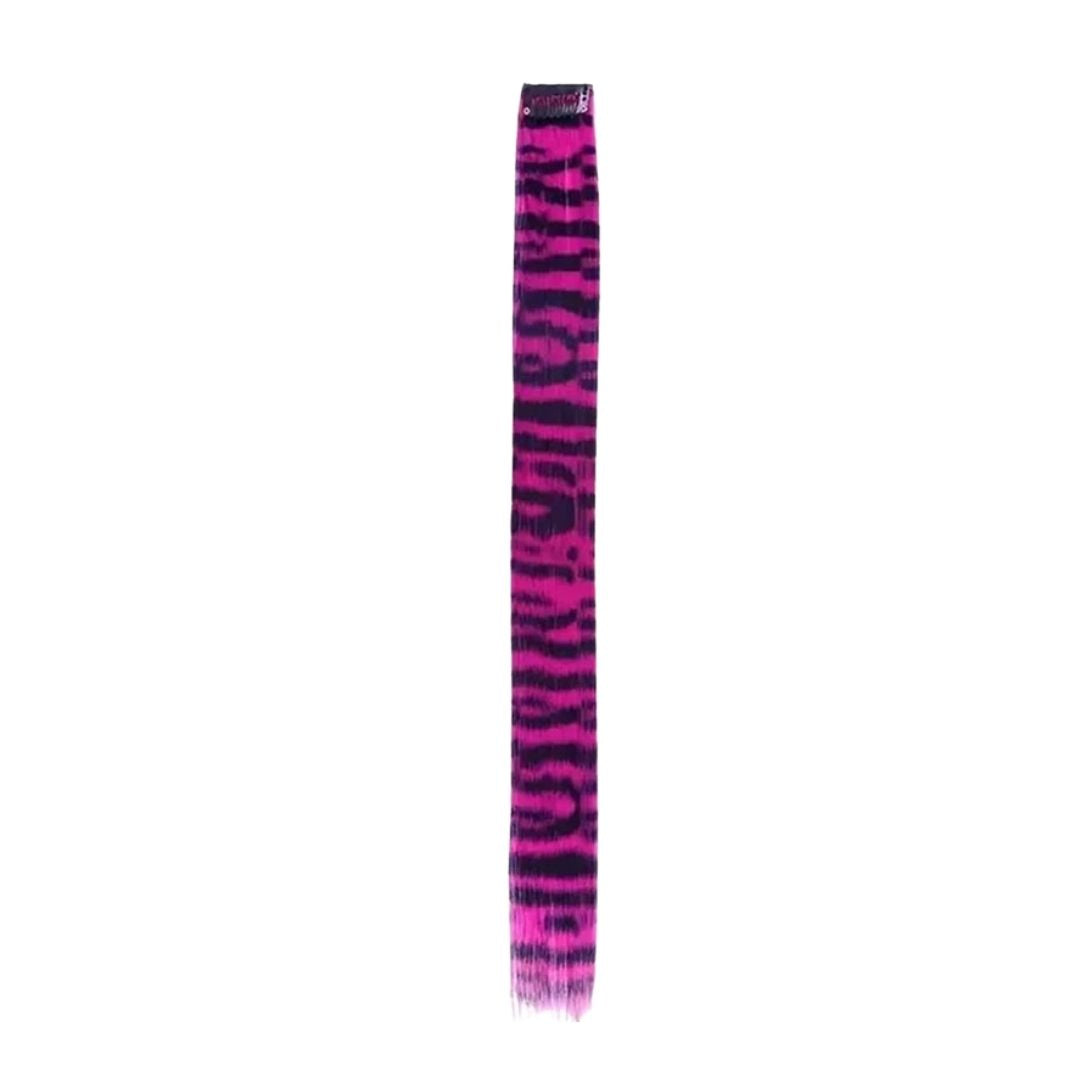 ROSE CLIP IN FEATHER HAIR EXTENSIONS COLORFUL SYNTHETIC HIGHLIGHTS