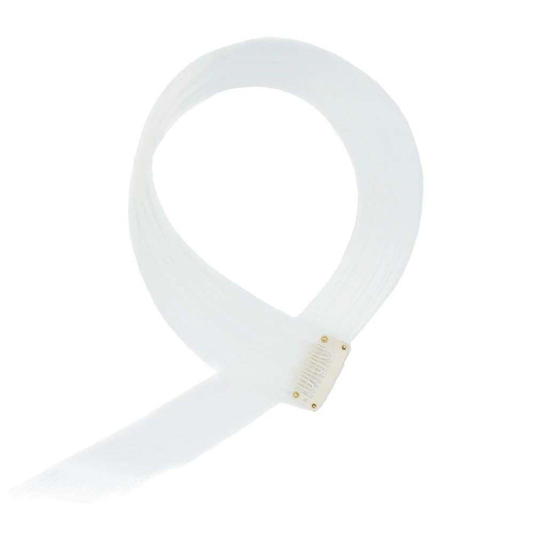 Clip In Hair Extensions White