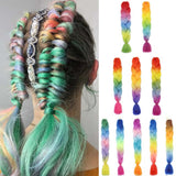 24'' FIVE COLOR JUMBO BRAID HAIR EXTENSIONS